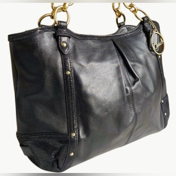 Coach Alexandra Python Chain Shoulder Bag NWOT - Picture 15 of 16